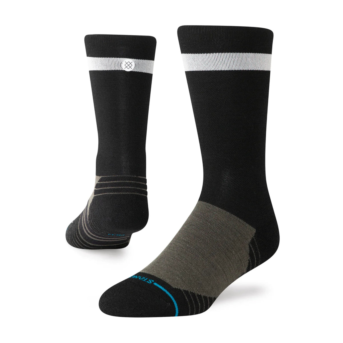 STANCE RUN TAKE YUR TIME LIGHT WOOL CREW - UNISEXE