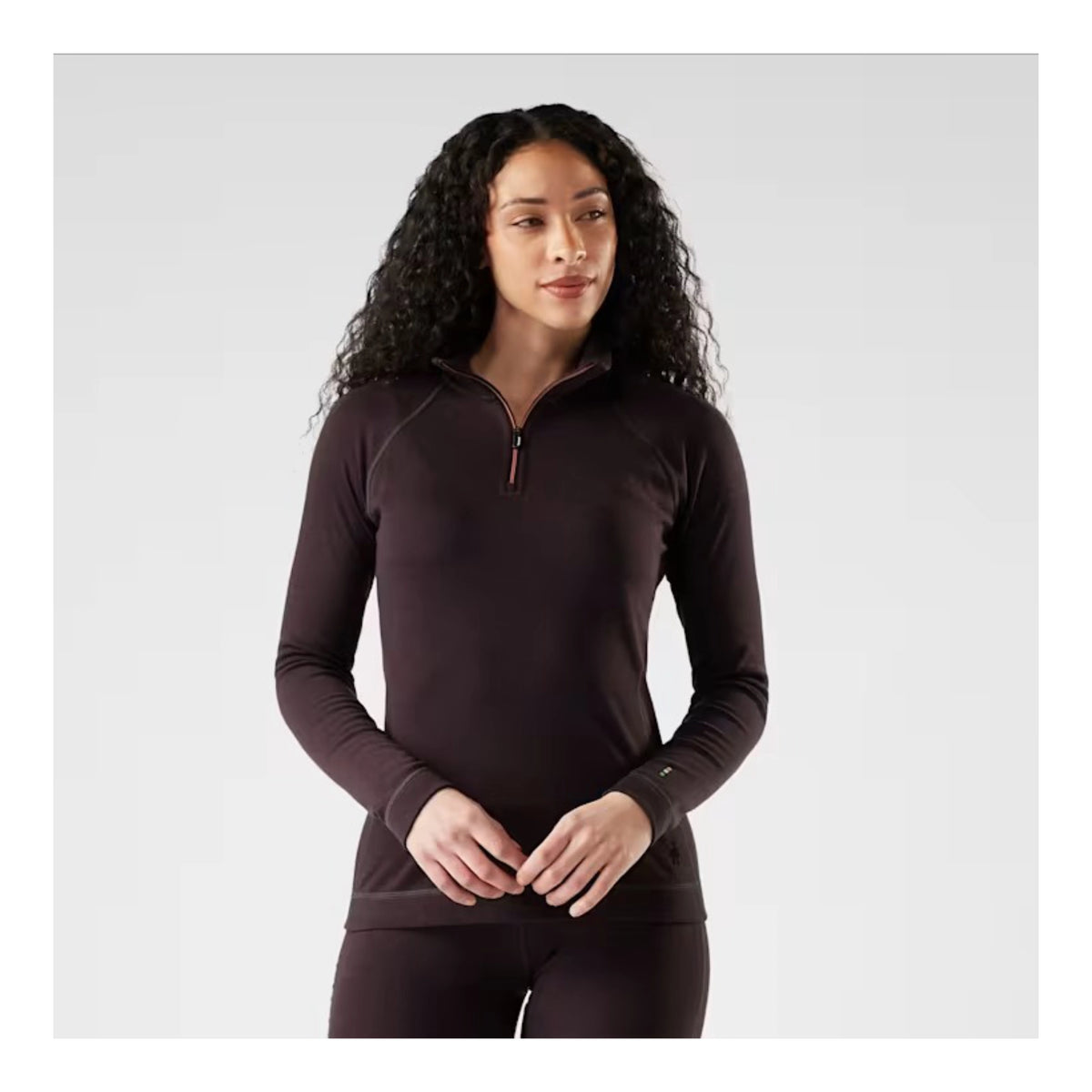 SMARTWOOL CLASSIC THERMAL MERINO 1/4 ZIP - FEMME
