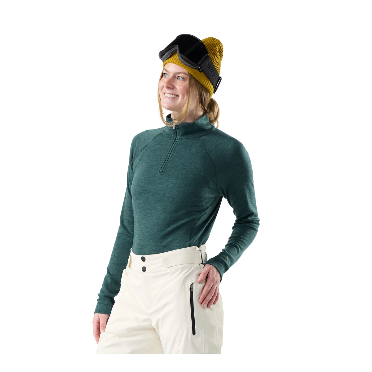 SMARTWOOL CLASSIC THERMAL MERINO 1/4 ZIP - WOMEN