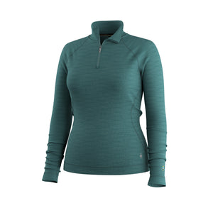 SMARTWOOL CLASSIC THERMAL MERINO 1/4 ZIP - WOMEN