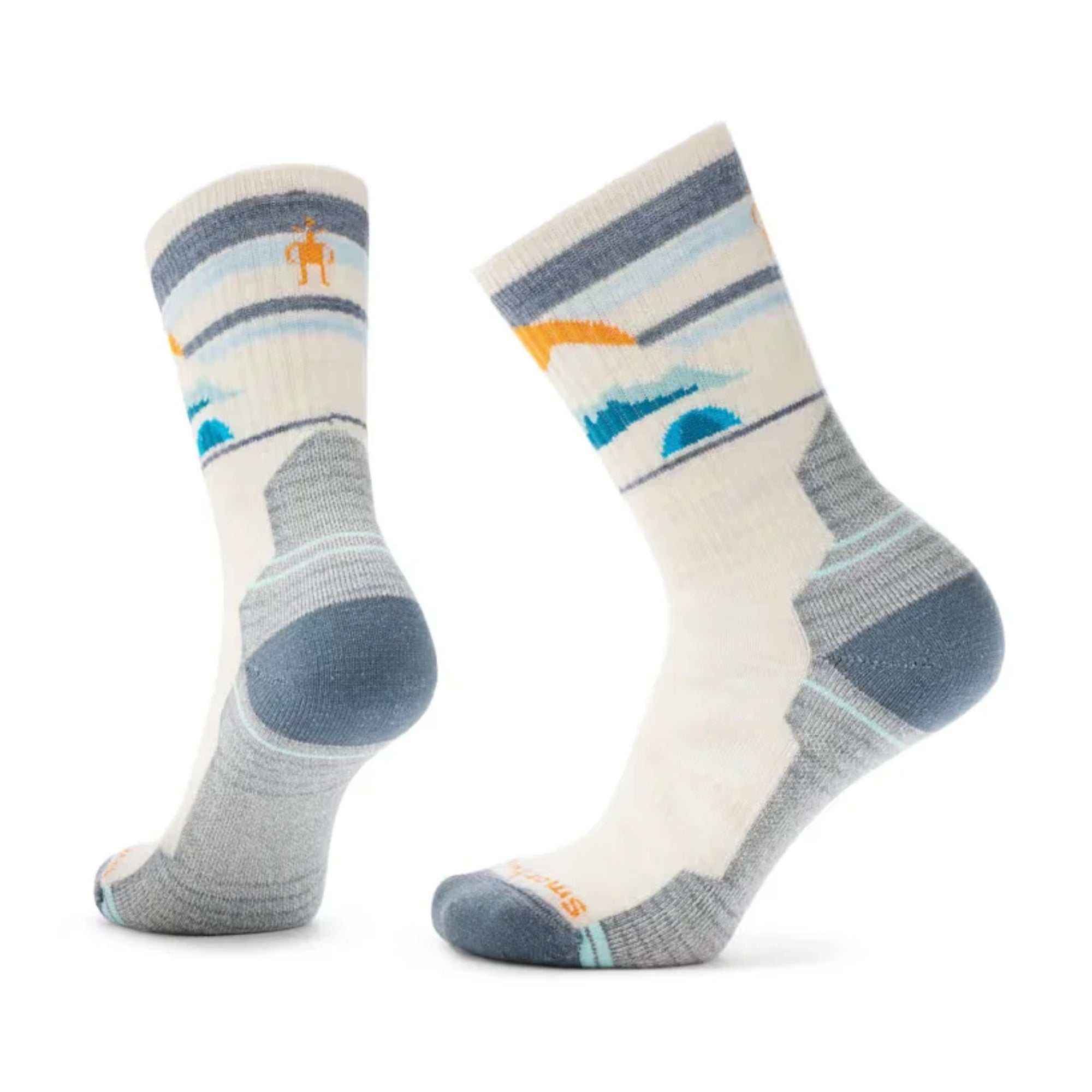 SMARTWOOL HIKE LIGHT CUSHION MOUNTAIN CREW - FEMME