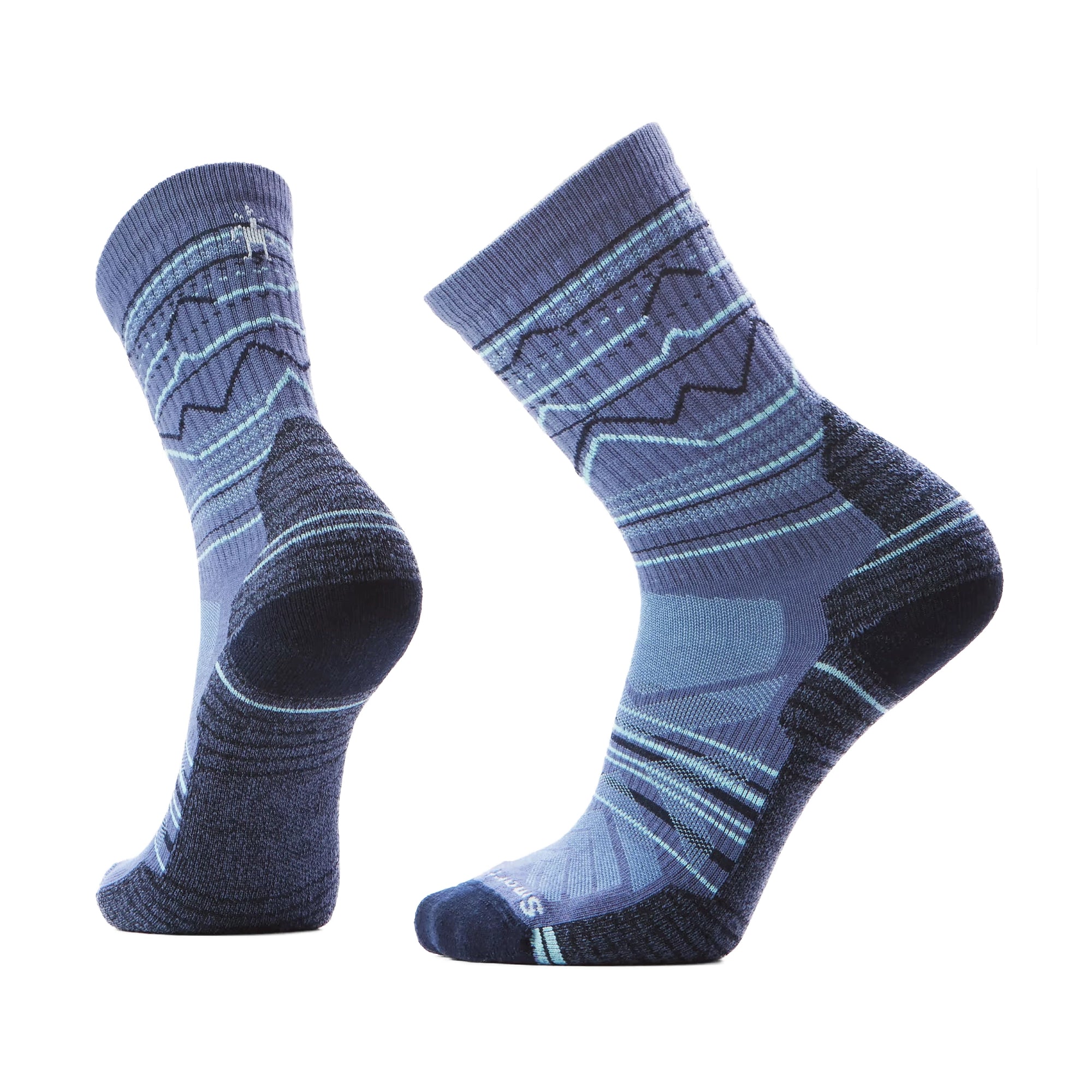 SMARTWOOL HIKE LIGHT CUSH MOUNTAIN RANGE CREW