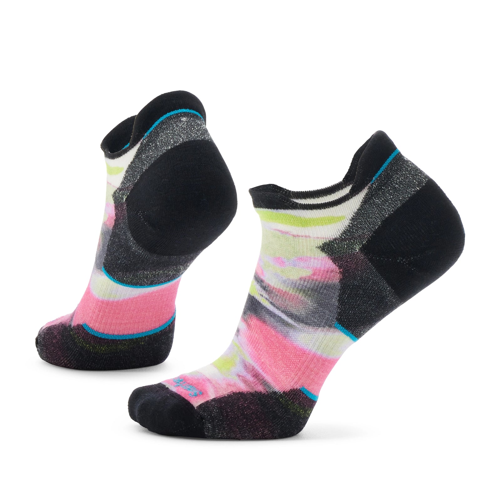 SMARTWOOL RUN PRINT LOW ANKLE - FEMME