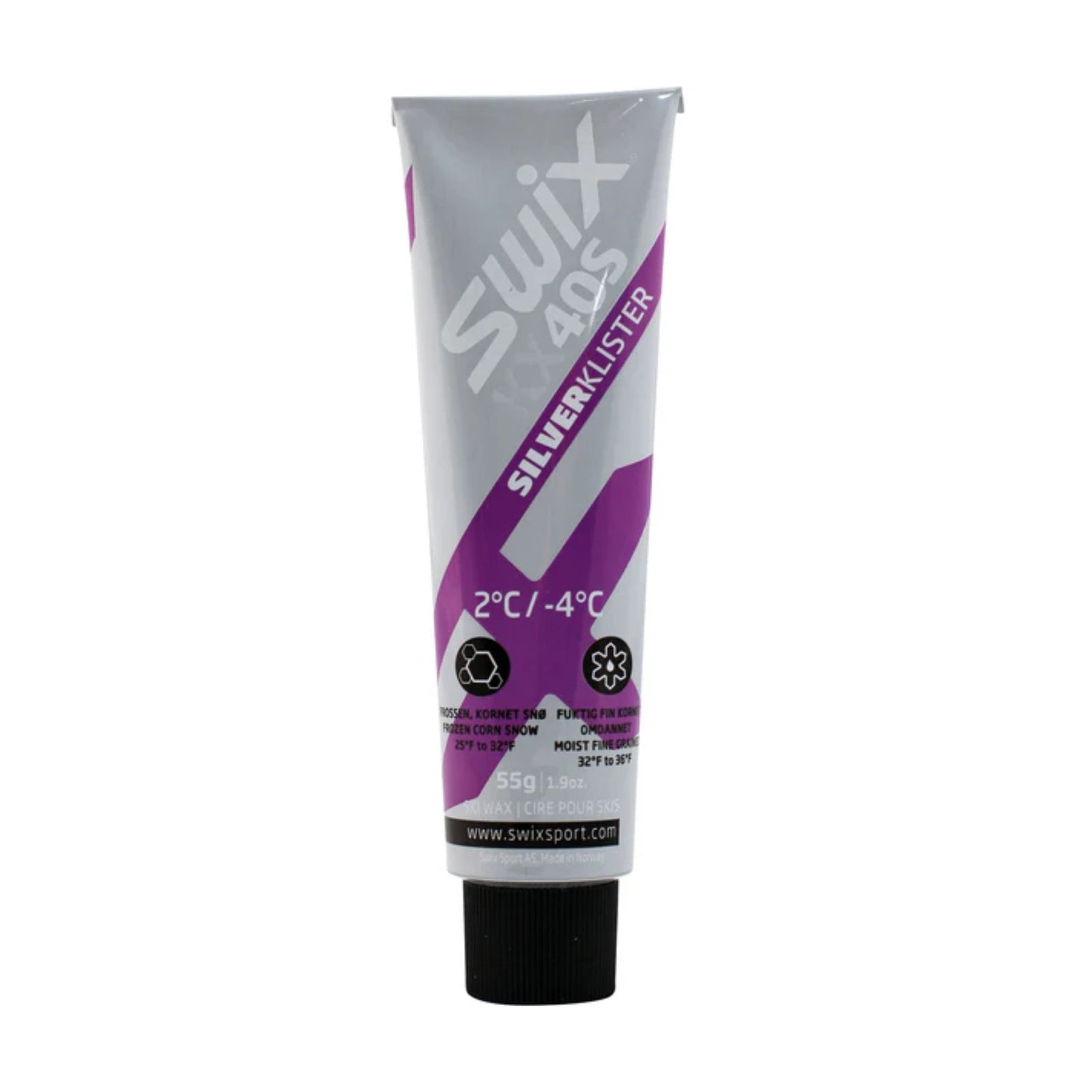 SWIX SILVER KLISTER +2/-4 55G