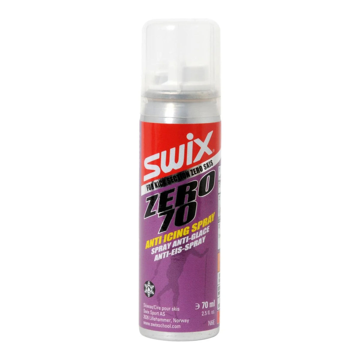 SWIX ZERO SKIS ANTI-ICE SPRAY 70ML