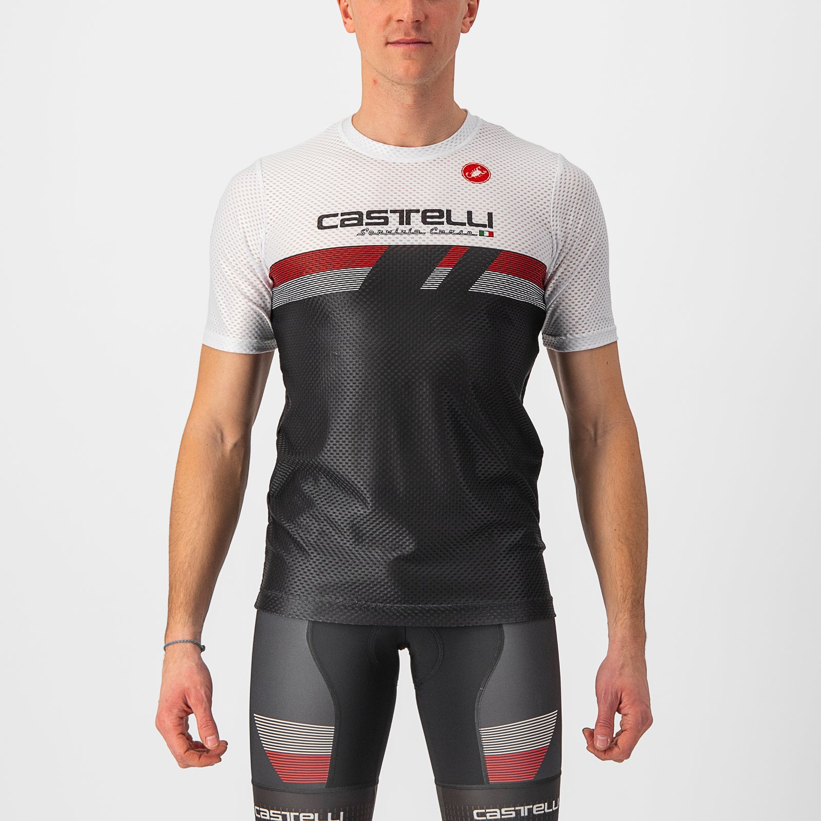 CASTELLI SHORT-SLEEVED TECH TEE SWEATER - MEN