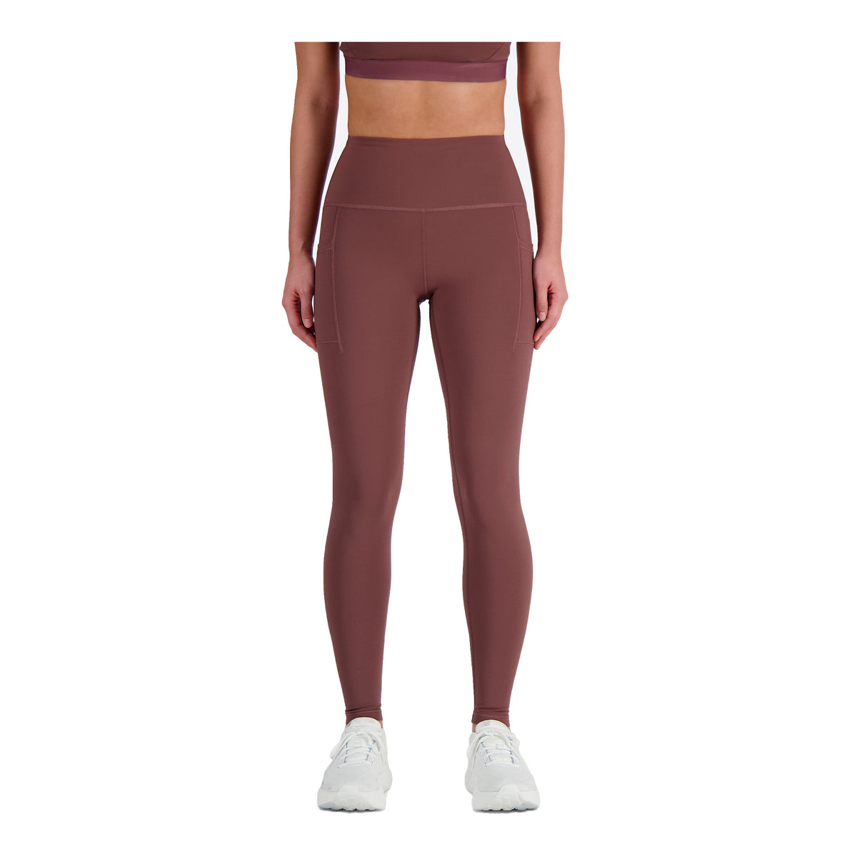 NEW BALANCE LEGGING TAILLE HAUTE SLEEK POCKET 27" - FEMME