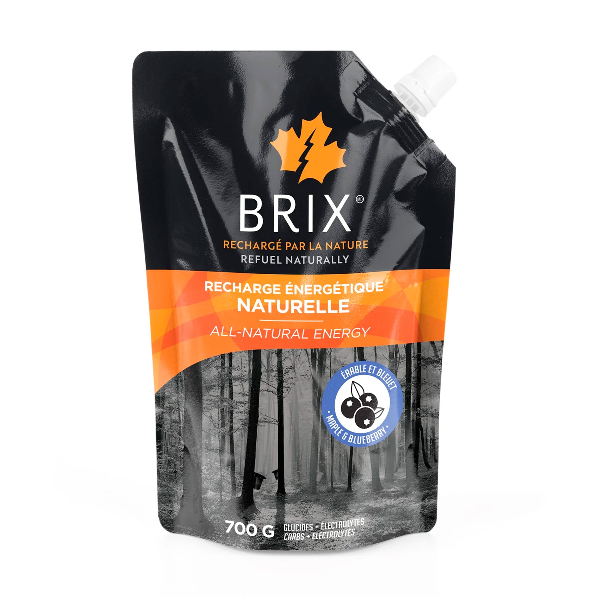 BRIX MAPLE and BLUEBERRY REFILL POUCH 700g