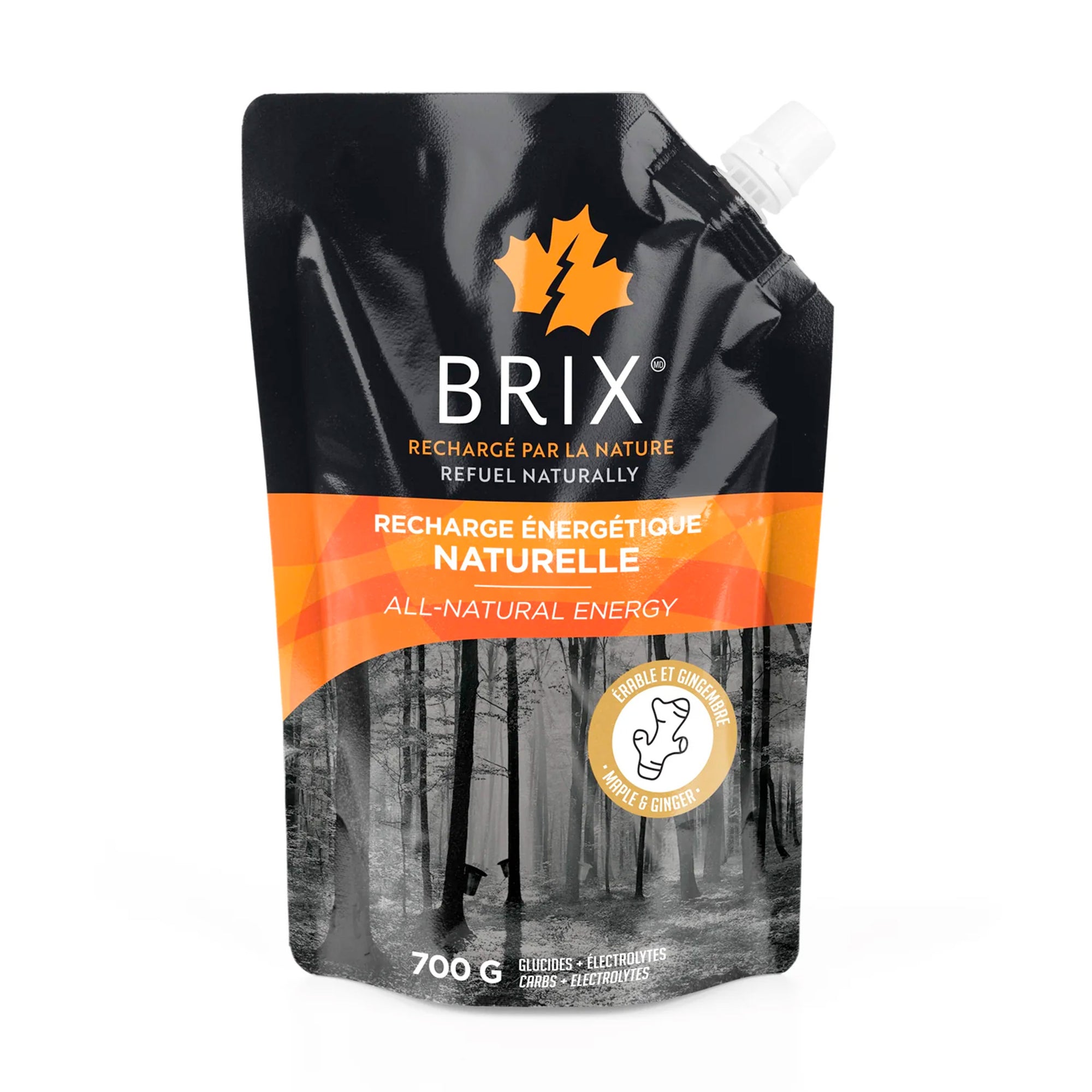 BRIX MAPLE and GINGER REFILL POUCH 700g