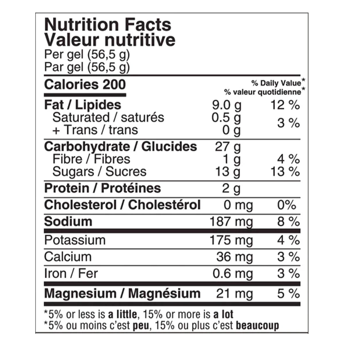 NAAK GEL ÉNERGETIQUE ÉRABLE SALÉ 56,5g