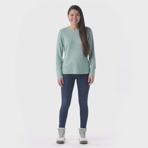 SMARTWOOL THERMAL MERINO RIB CREW - FEMME