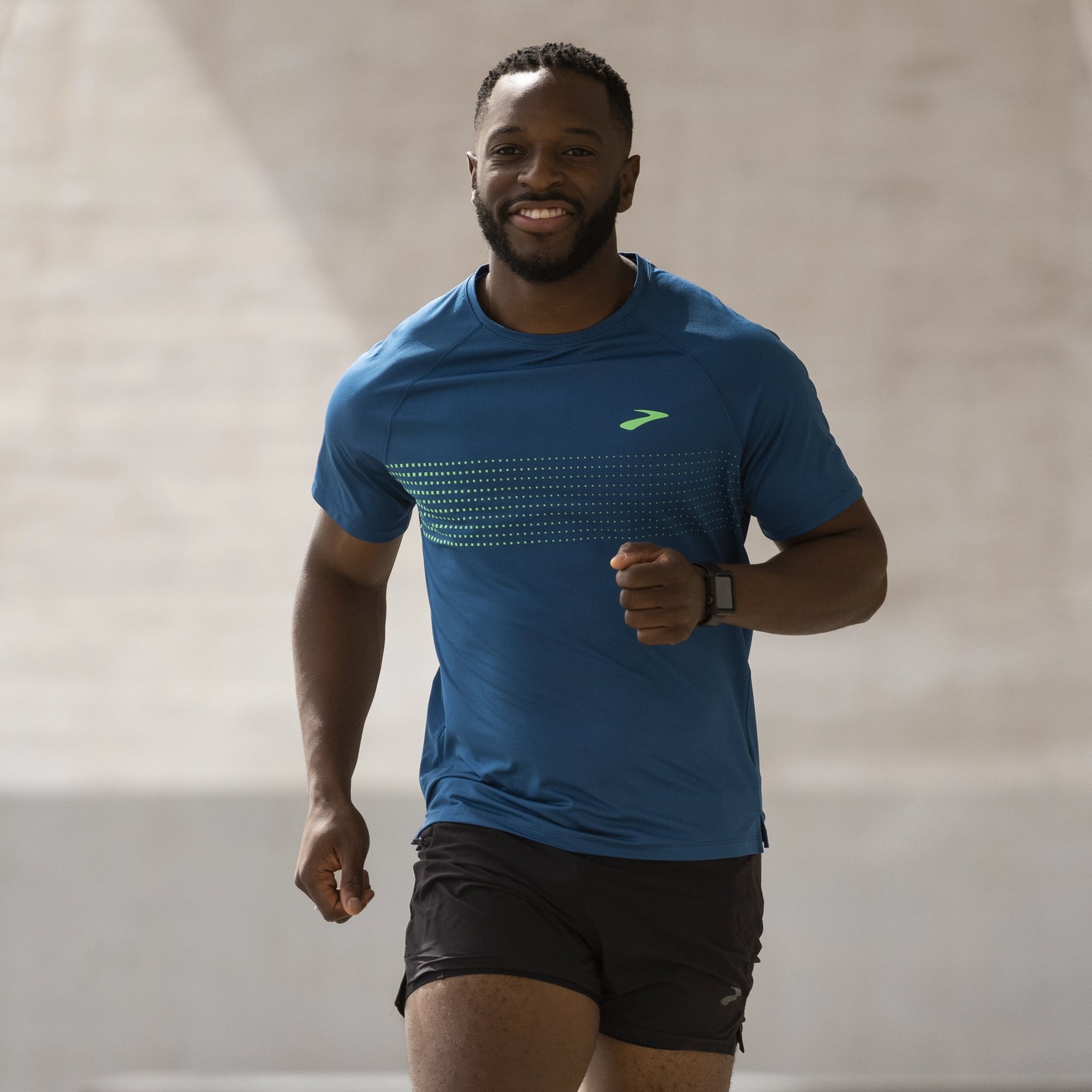 Bannière vêtements de course pour homme