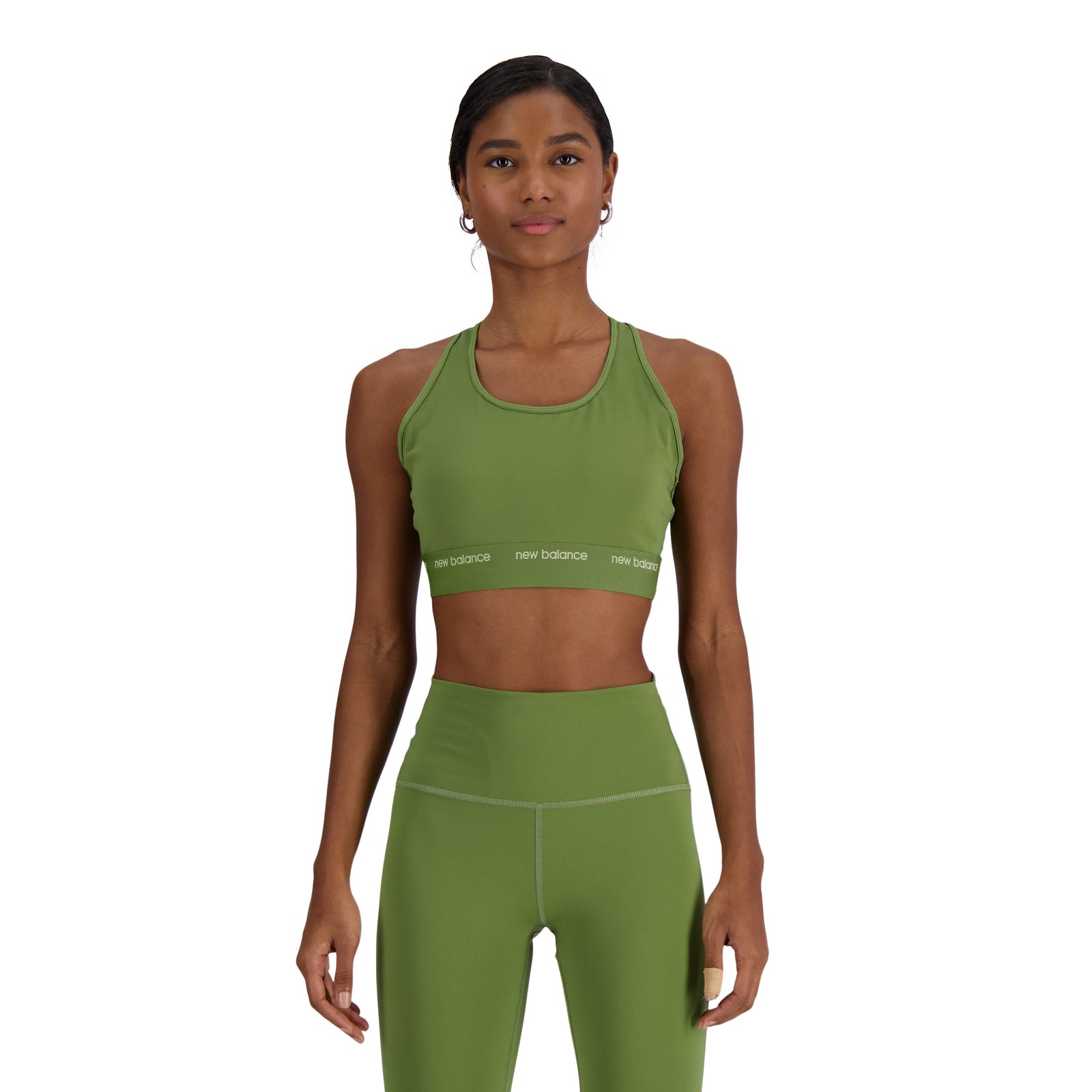 NEW BALANCE SLEEK MEDIUM SUPPORT SPORTS BRA - FEMME