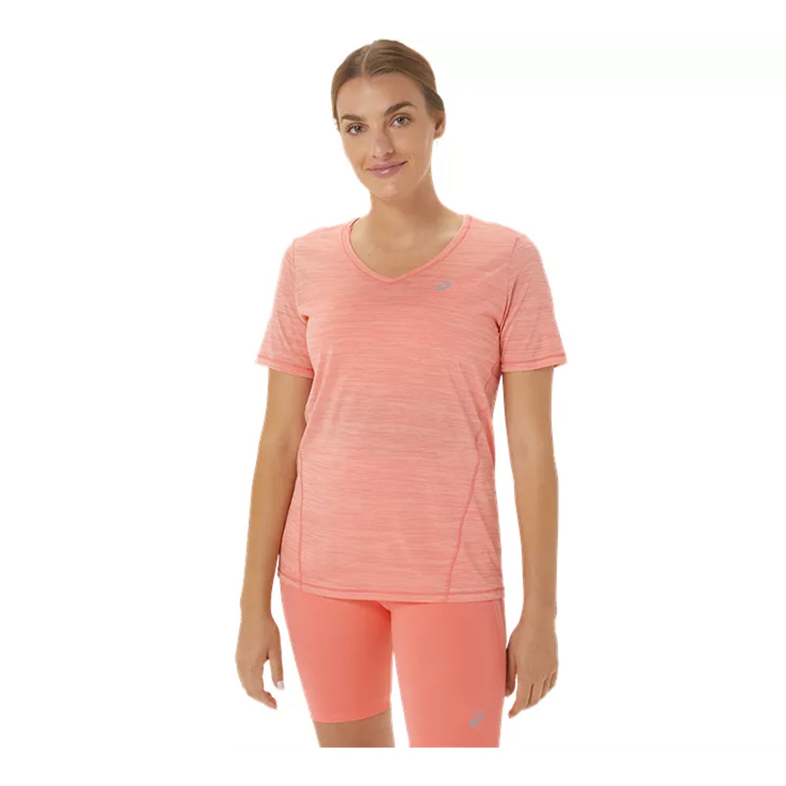 ASICS T-SHIRT AVEC COL EN V RACE - FEMME