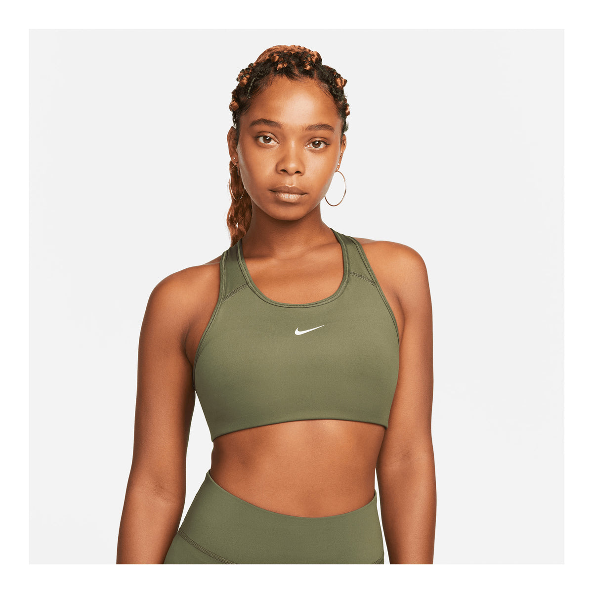NIKE SWOOSH MED PAD BRA - FEMME