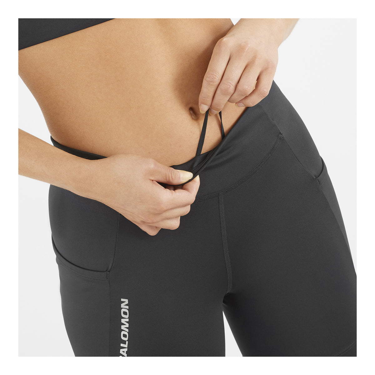 SALOMON CROSS RUN BIB SHORTS - WOMEN