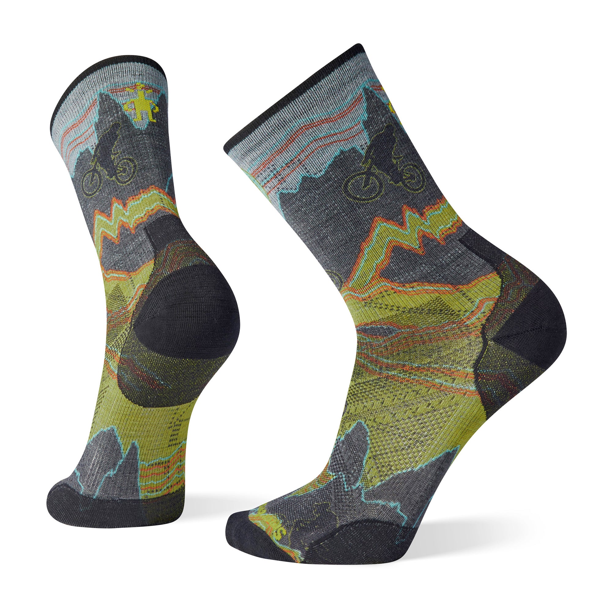 SMARTWOOL CYCLE ZERO CUSHION PRINT - HOMME
