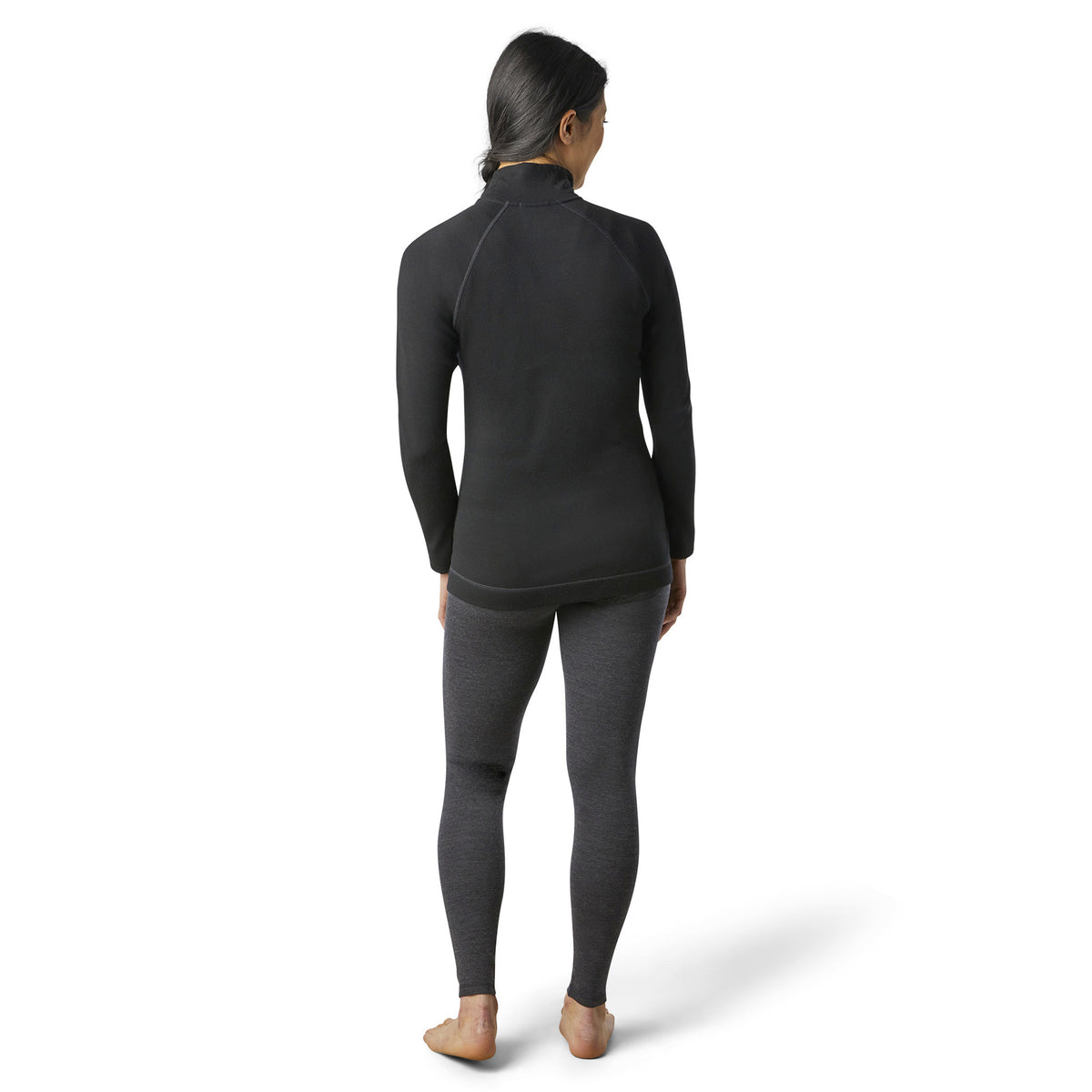 SMARTWOOL CLASSIC THERMAL MERINO BASE LAYER 1/4 ZIP BOXED - FEMME