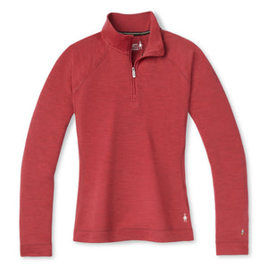 SMARTWOOL CLASSIC THERMAL MERINO BASE LAYER 1/4 ZIP BOXED - FEMME