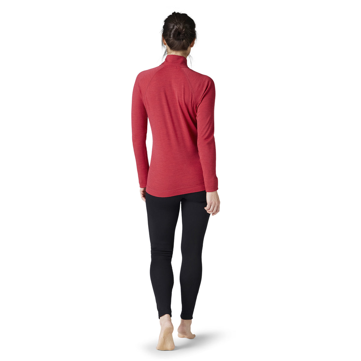SMARTWOOL CLASSIC THERMAL MERINO BASE LAYER 1/4 ZIP BOXED - FEMME
