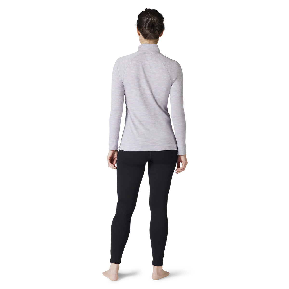 SMARTWOOL CLASSIC THERMAL MERINO BASE LAYER 1/4 ZIP BOXED - FEMME