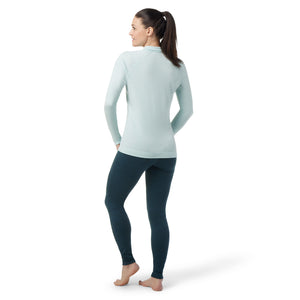 SMARTWOOL CLASSIC THERMAL MERINO BASE LAYER 1/4 ZIP BOXED - FEMME