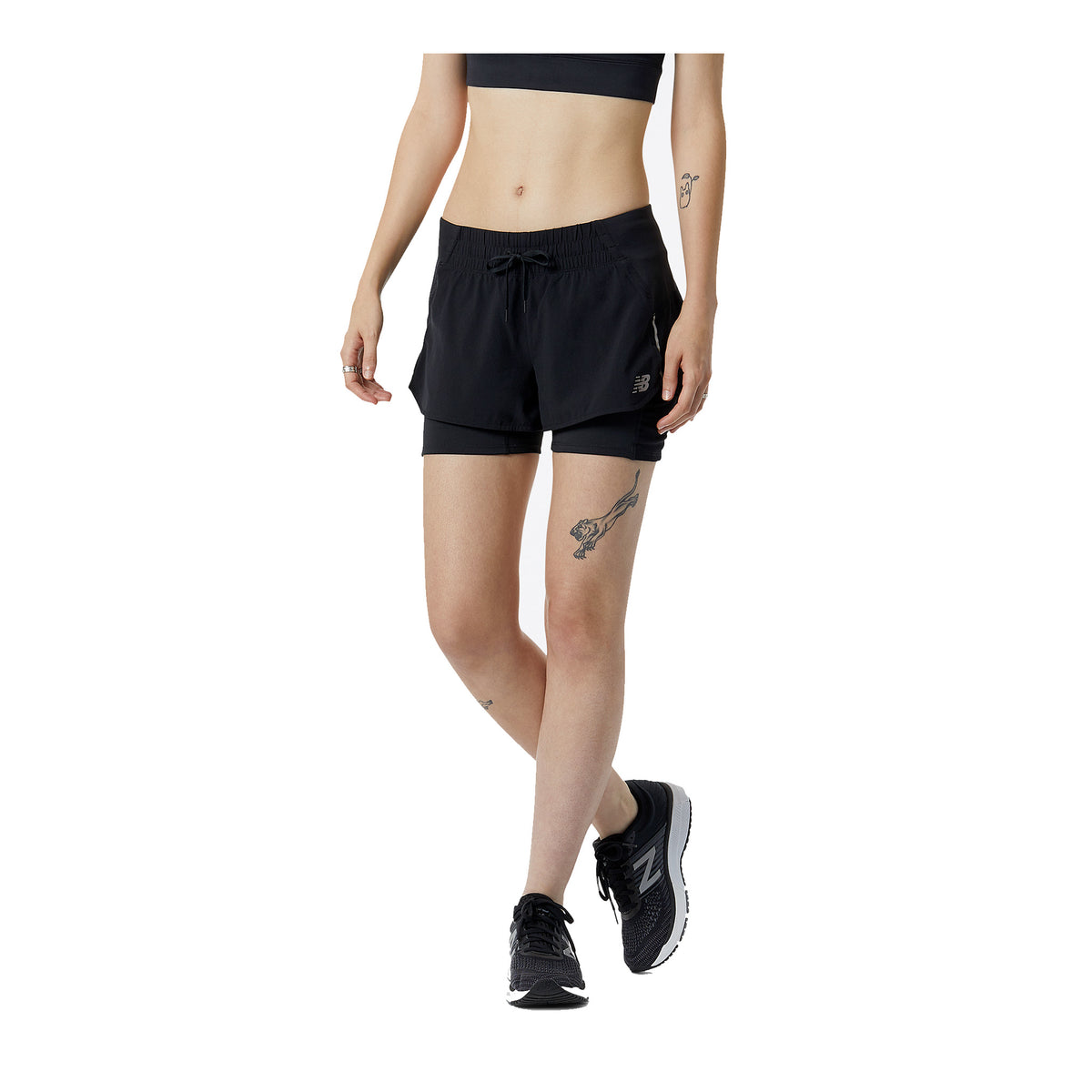 NEW BALANCE SHORT 2-EN-1 IMPACT RUN - FEMME